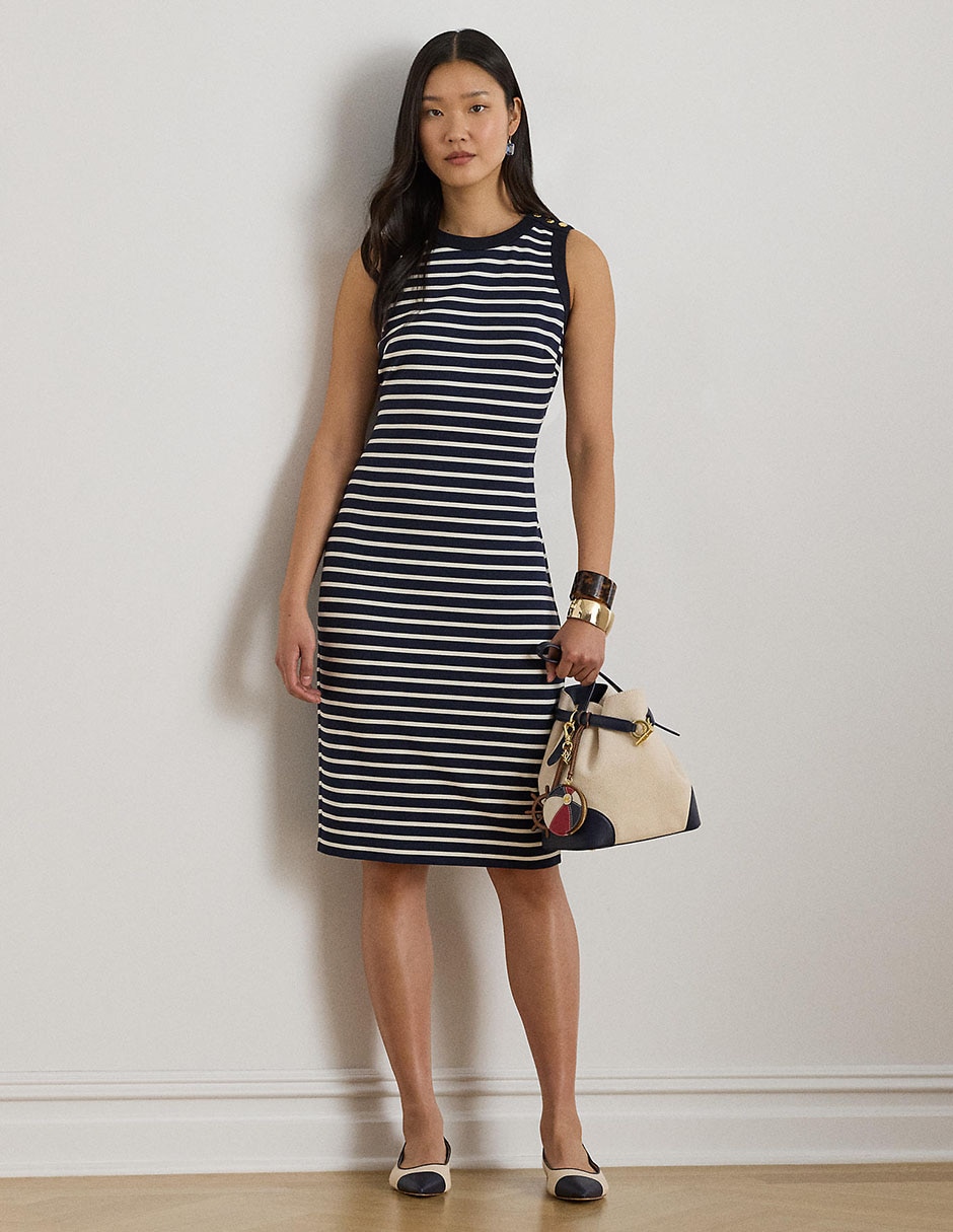Vestido 3/4 casual Lauren Ralph Lauren para mujer