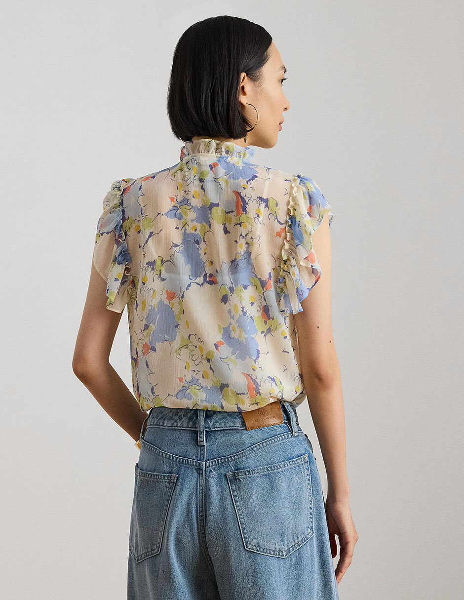Blusa Lauren Ralph Lauren manga corta para mujer
