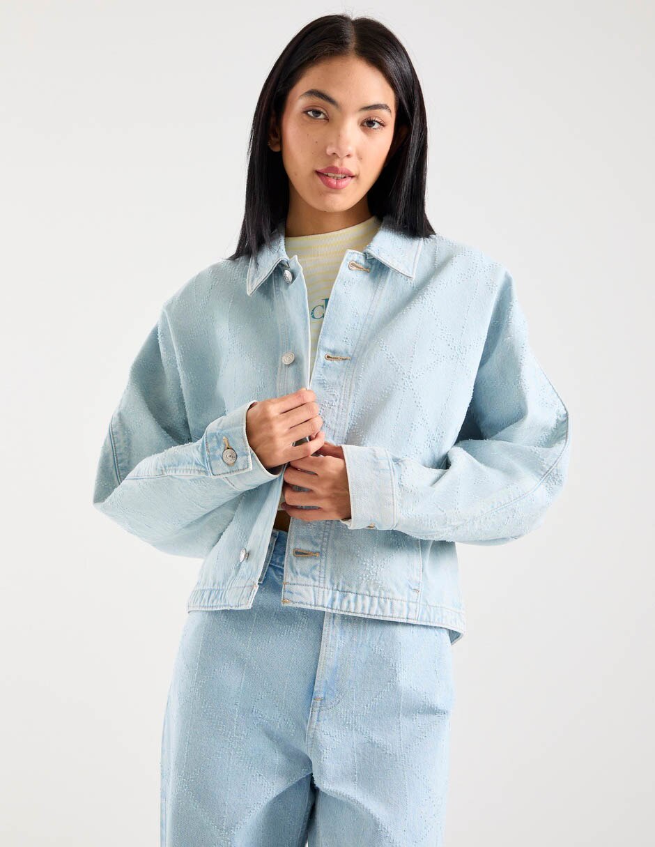 Chamarra denim calvin klein para mujer Chamarra denim calvin klein para mujer