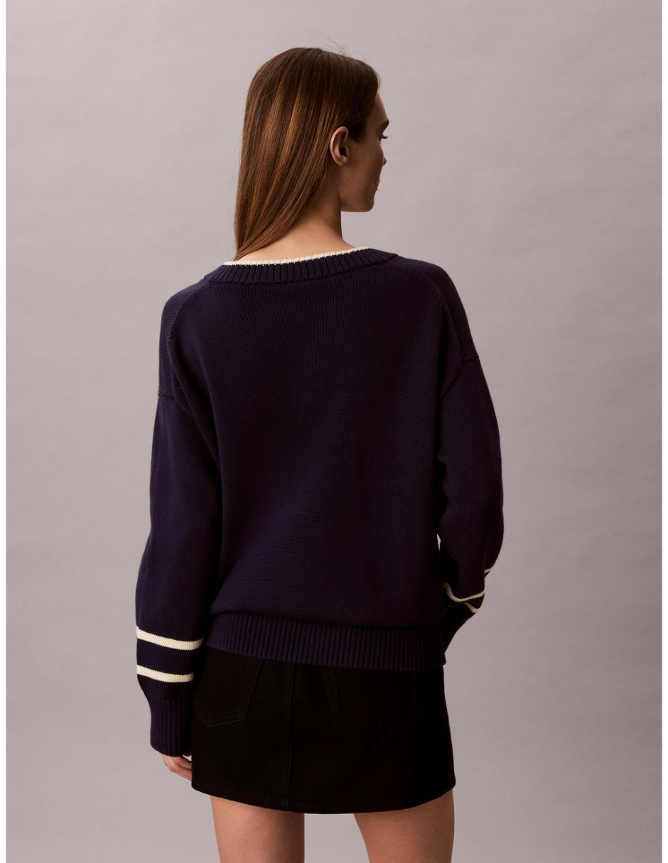 Suéter Calvin Klein cuello V para mujer