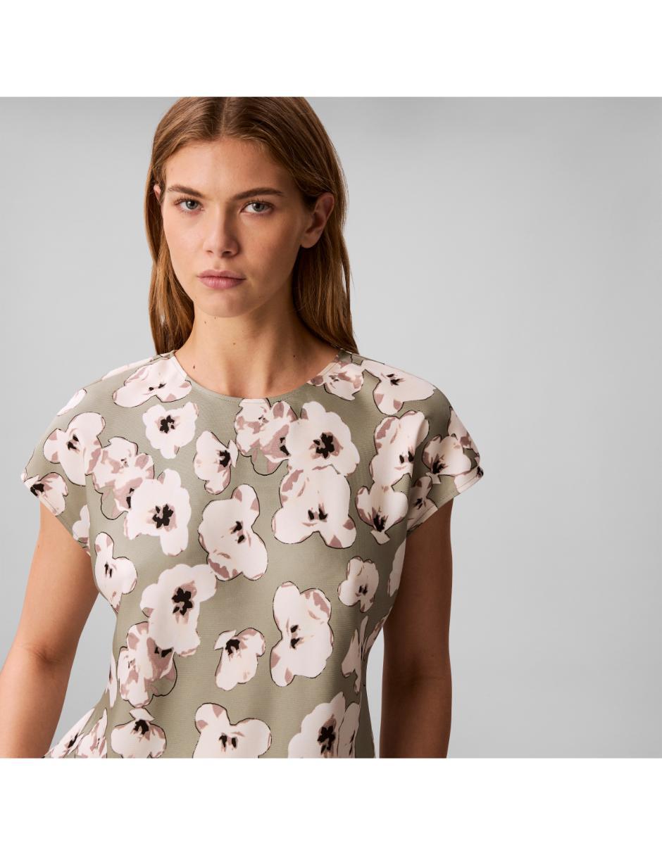 Blusa Calvin Klein manga corta para mujer