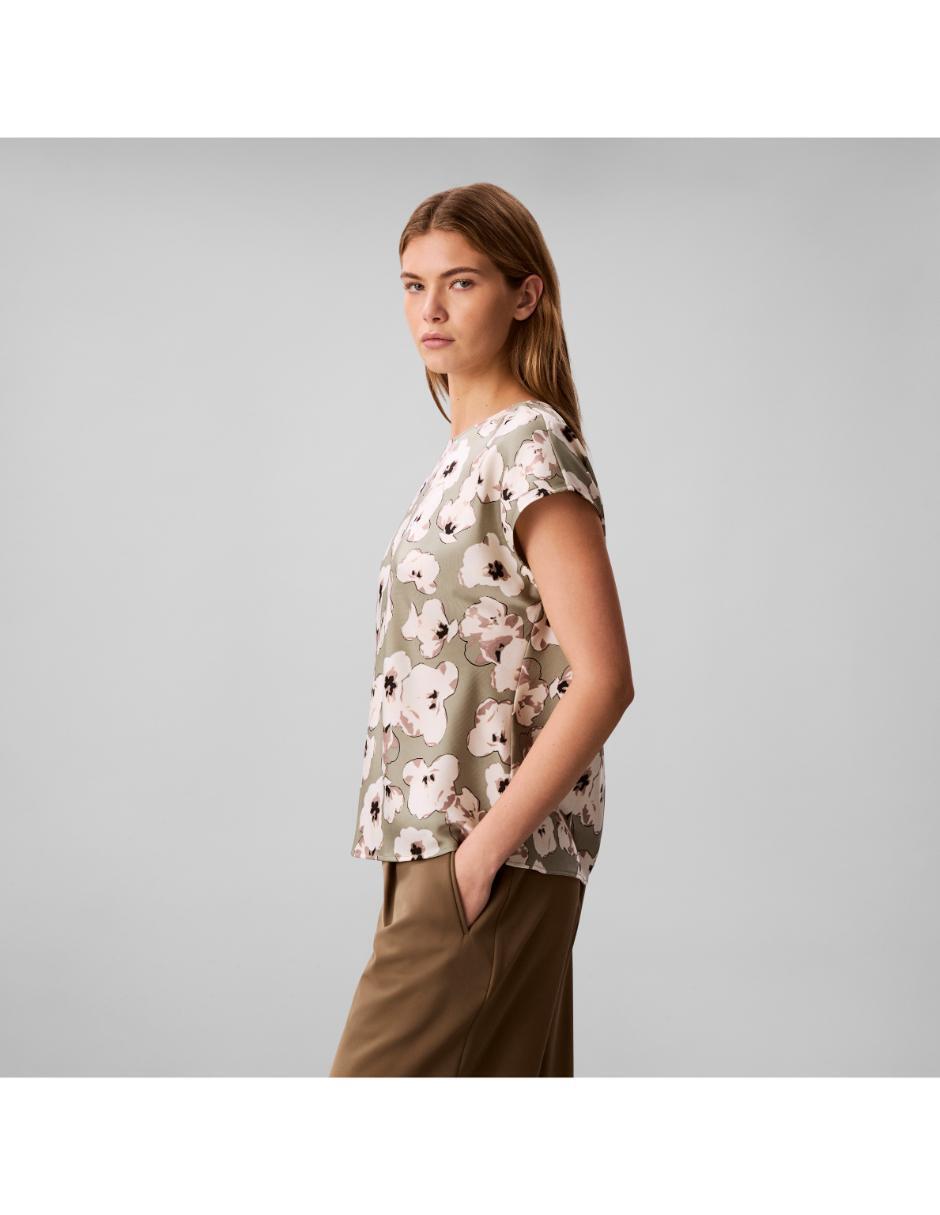 Blusa manga corta para mujer 3