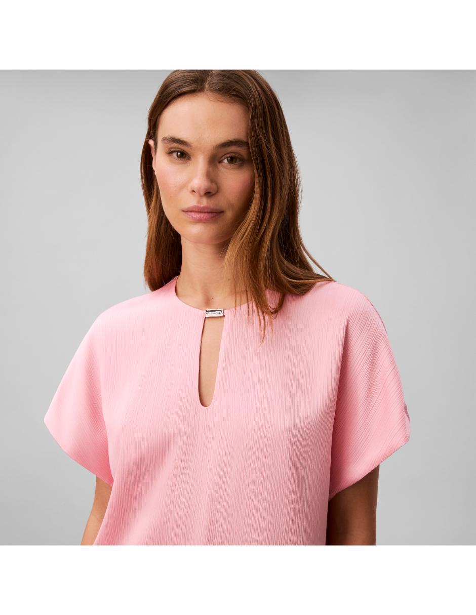 Blusa manga corta para mujer 4