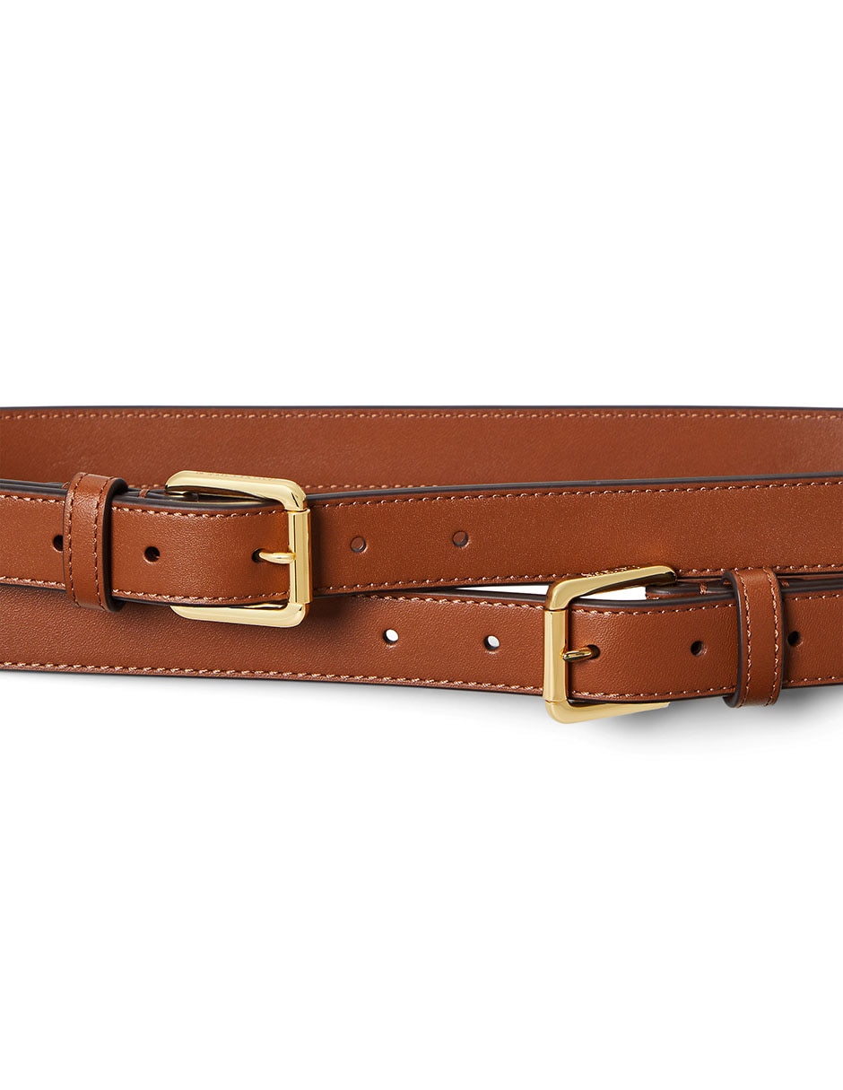 Cinturón Lauren Ralph Lauren de cuero para mujer