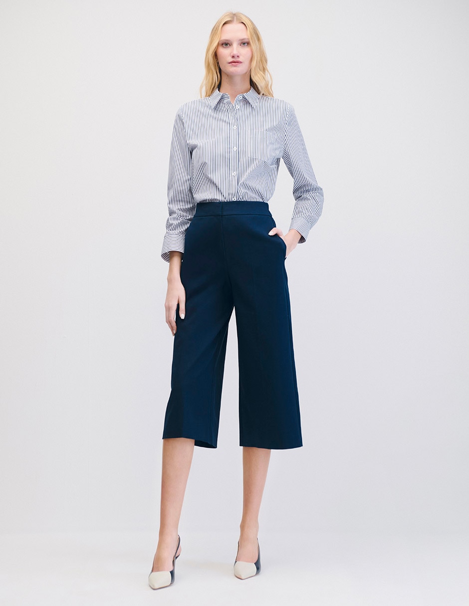 Blusa camisera manga larga para mujer 5