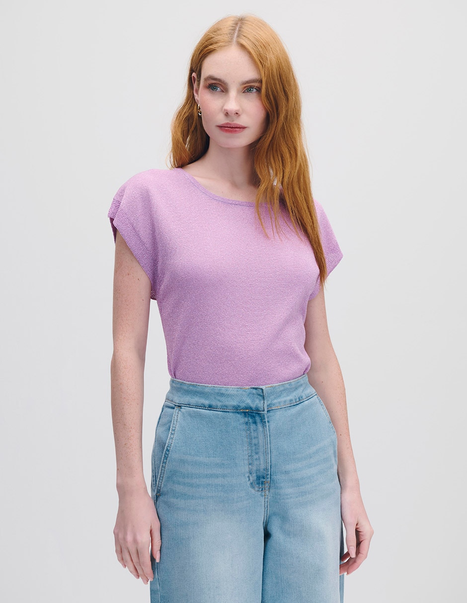 Blusa manga corta para mujer 1
