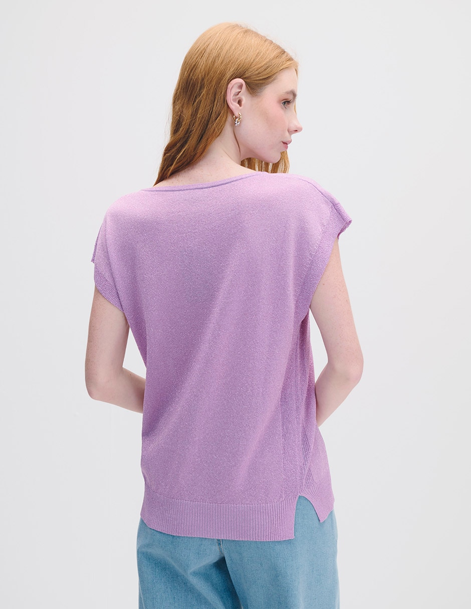 Blusa manga corta para mujer 6