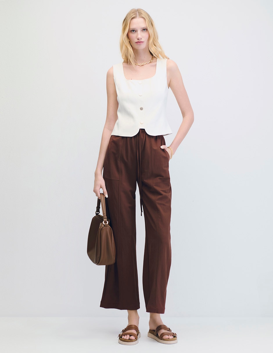 Pantalón wide leg para mujer 2