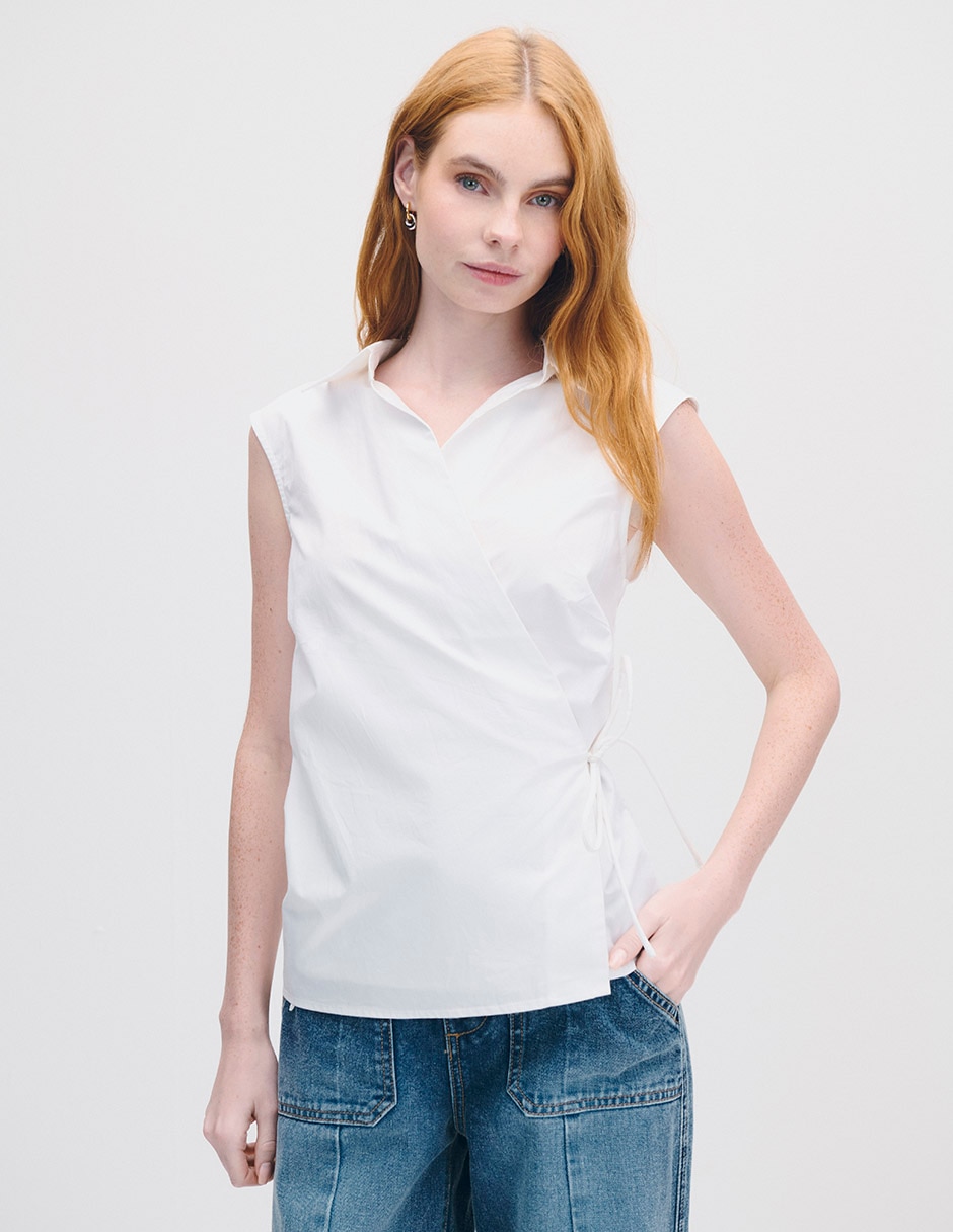 Blusa envolvente para mujer 1