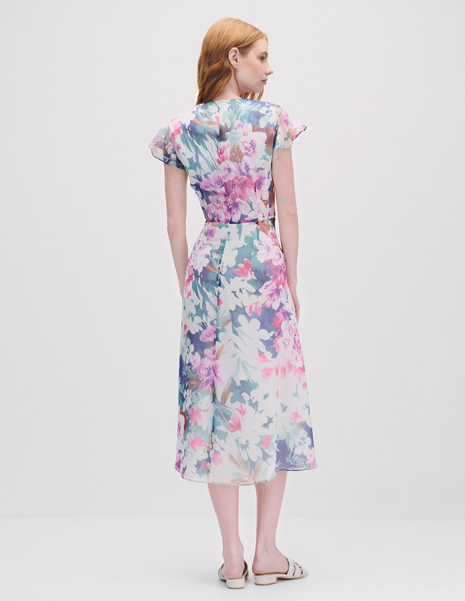 Vestido midi casual Julio para mujer