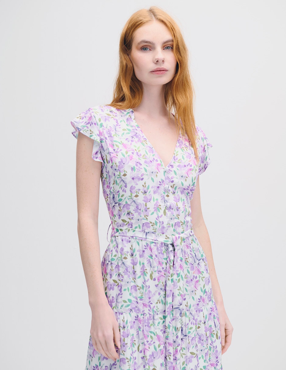 Vestido arriba de la rodilla casual Julio Myst para mujer