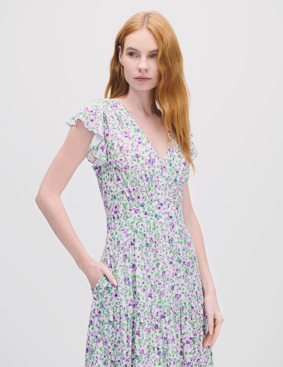 Vestido largo casual para mujer