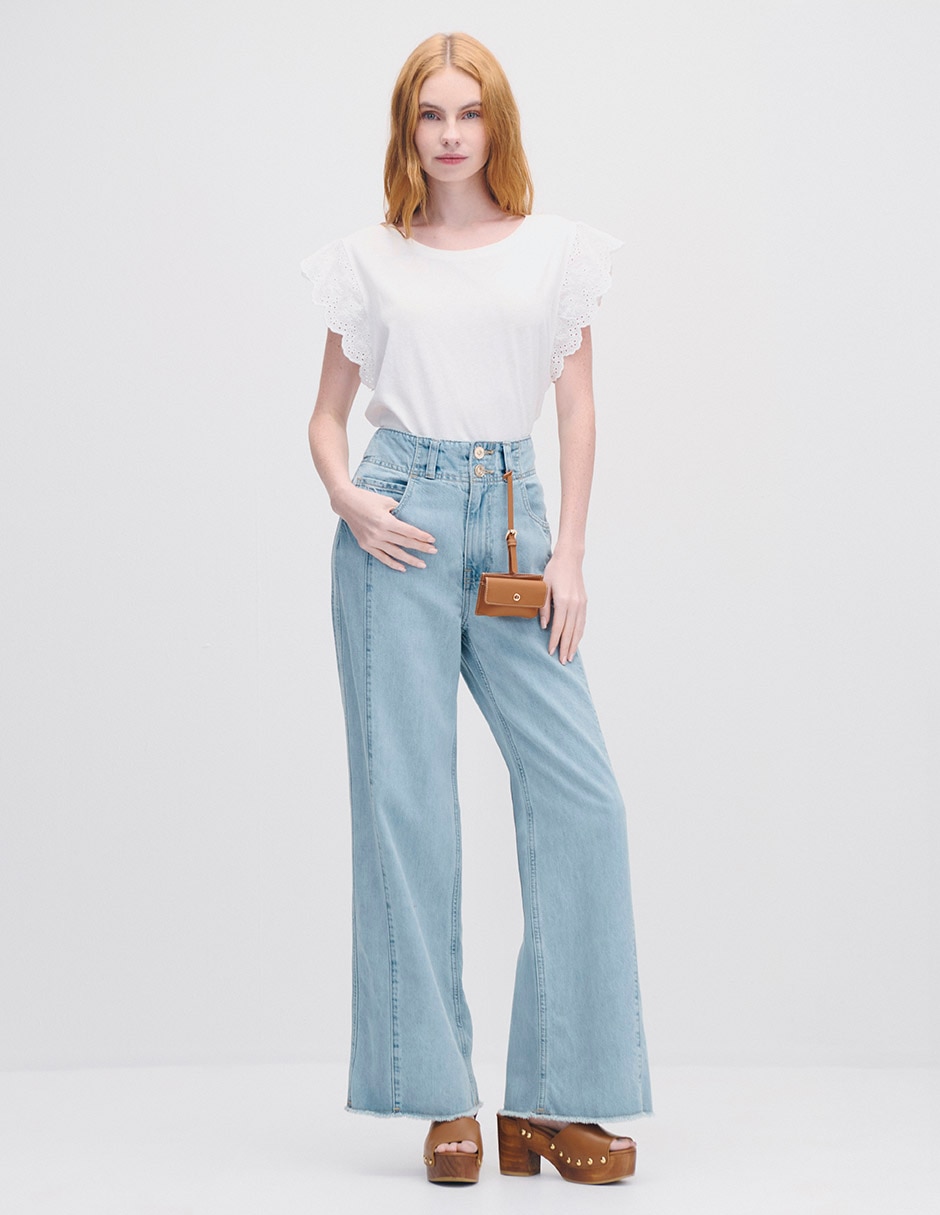 Blusa manga corta Julio para mujer