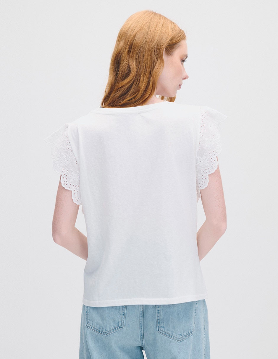 Blusa manga corta Julio para mujer