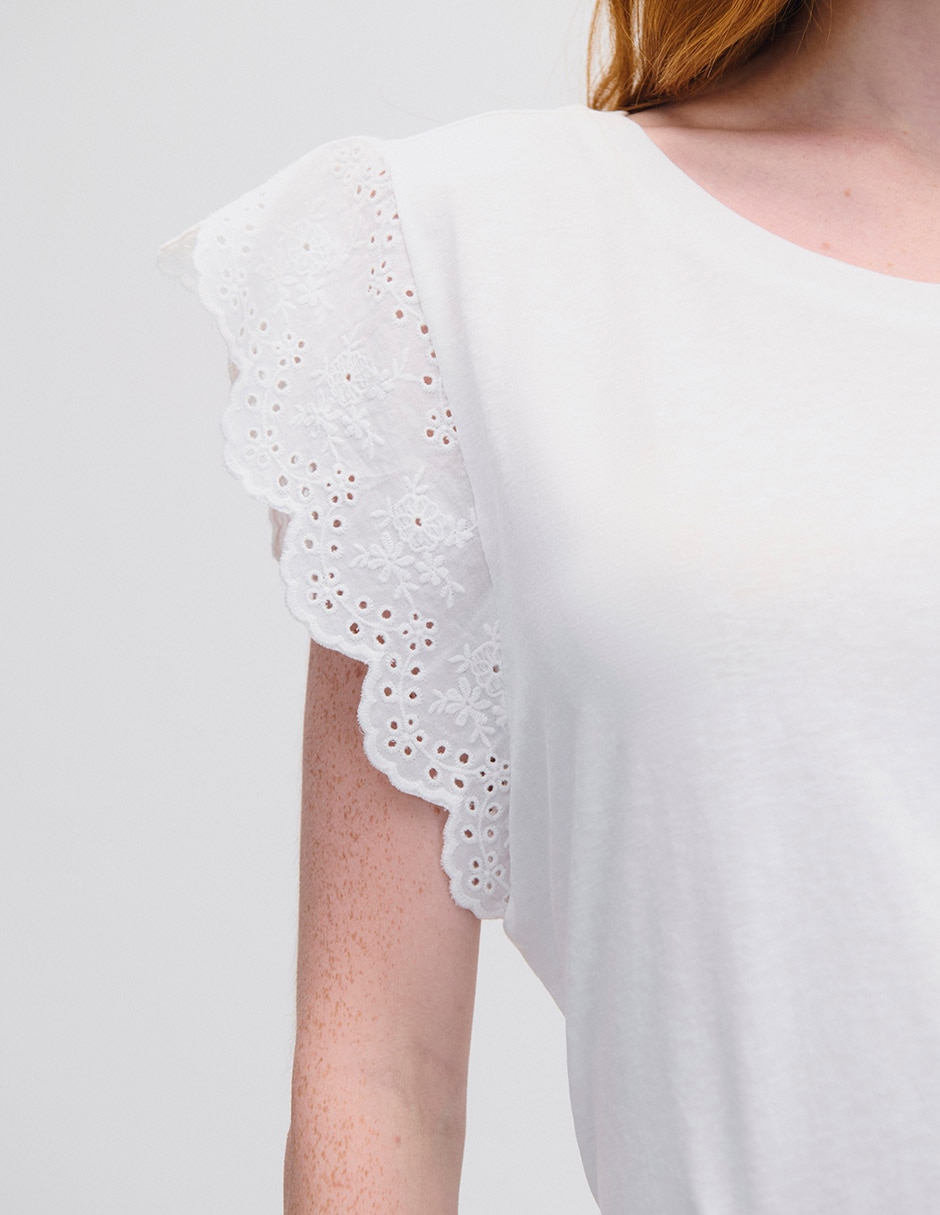Blusa manga corta Julio para mujer