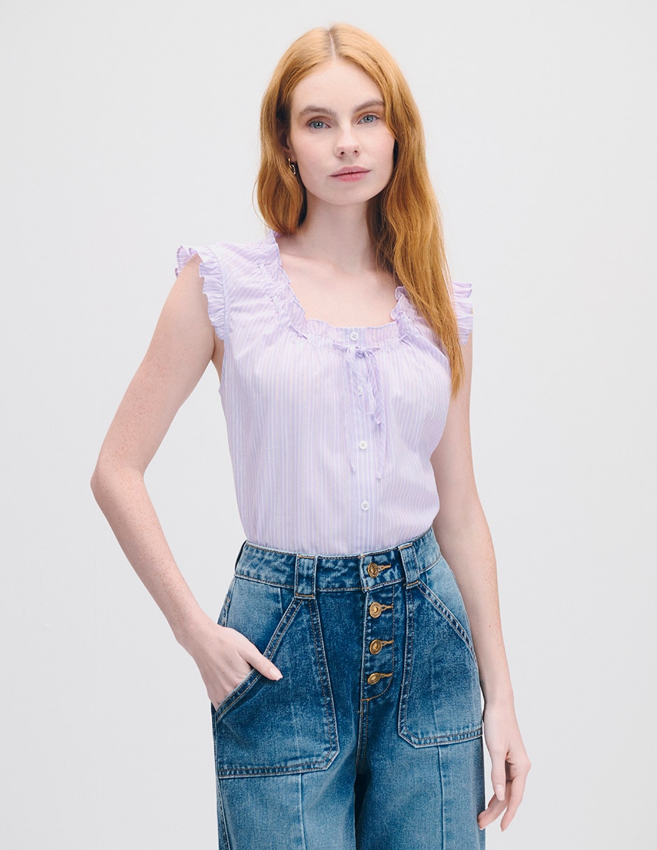 Blusa de tirantes para mujer 1