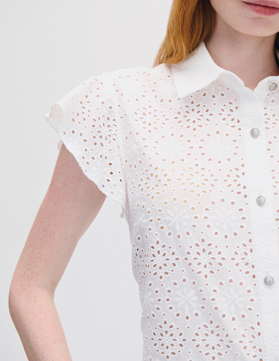 Blusa manga corta Julio para mujer 7