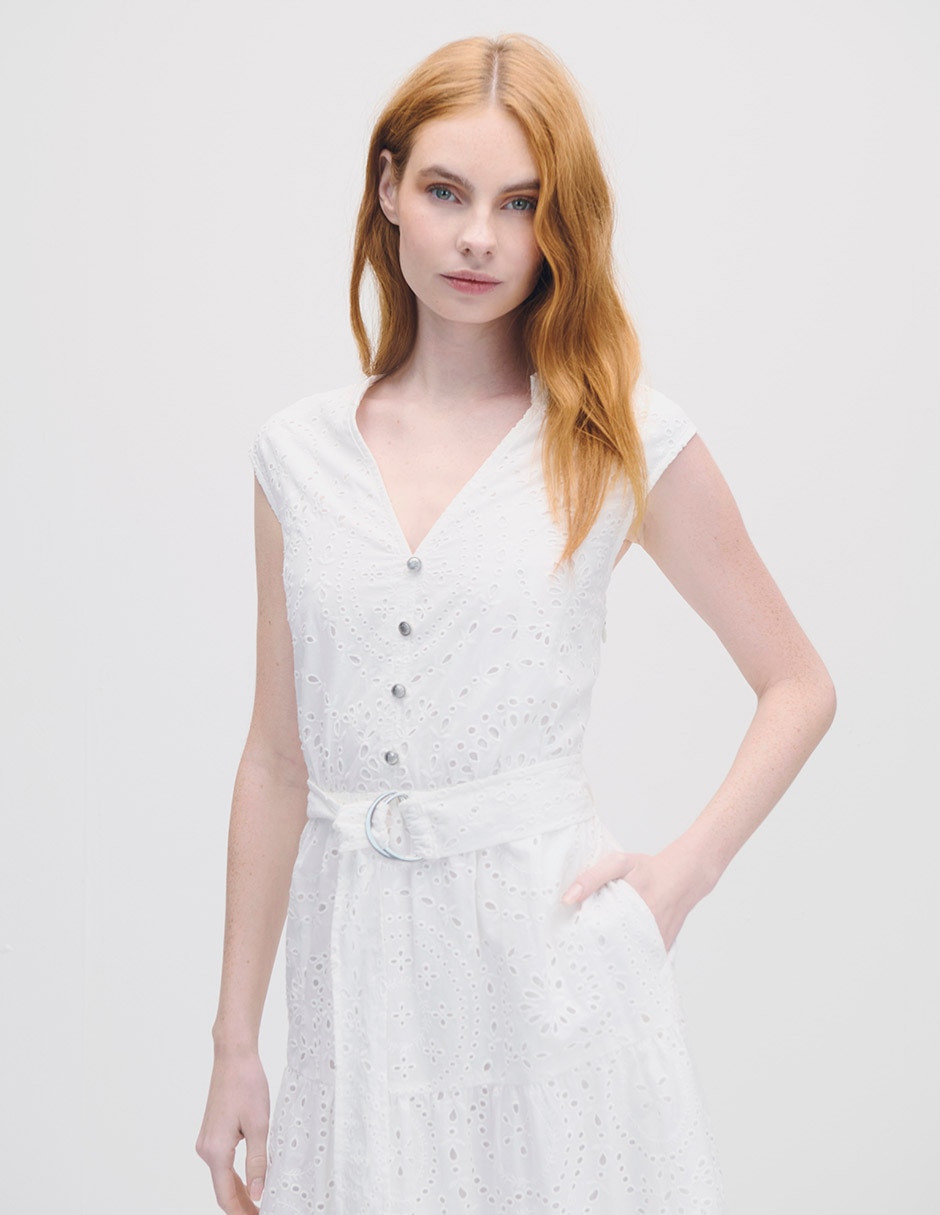 Vestido midi casual Myst para mujer