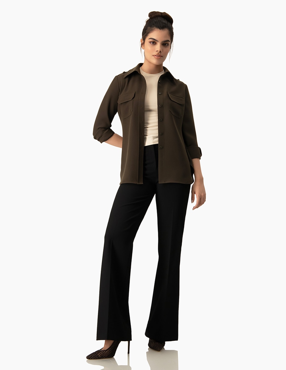 Pantalón flare para mujer 19