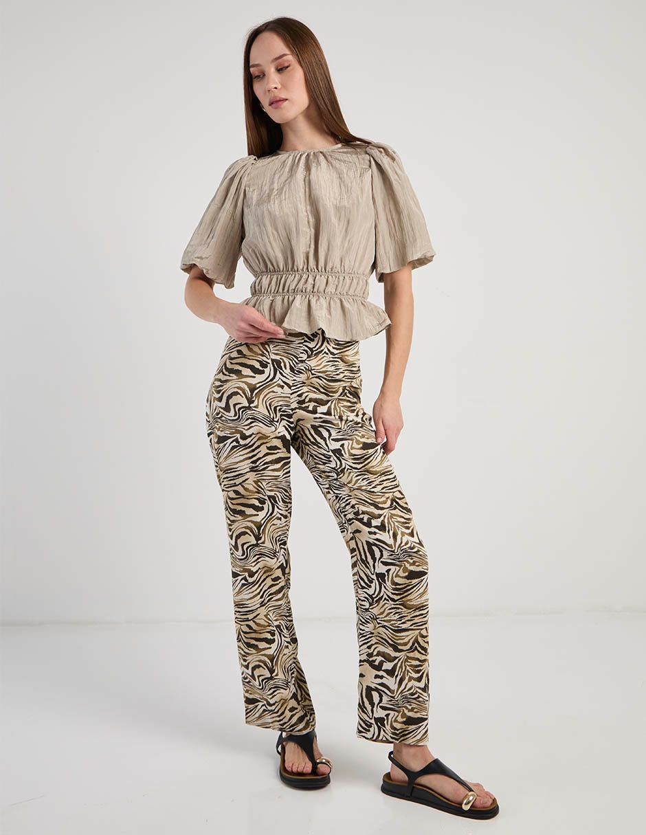 Blusa manga corta para mujer 3