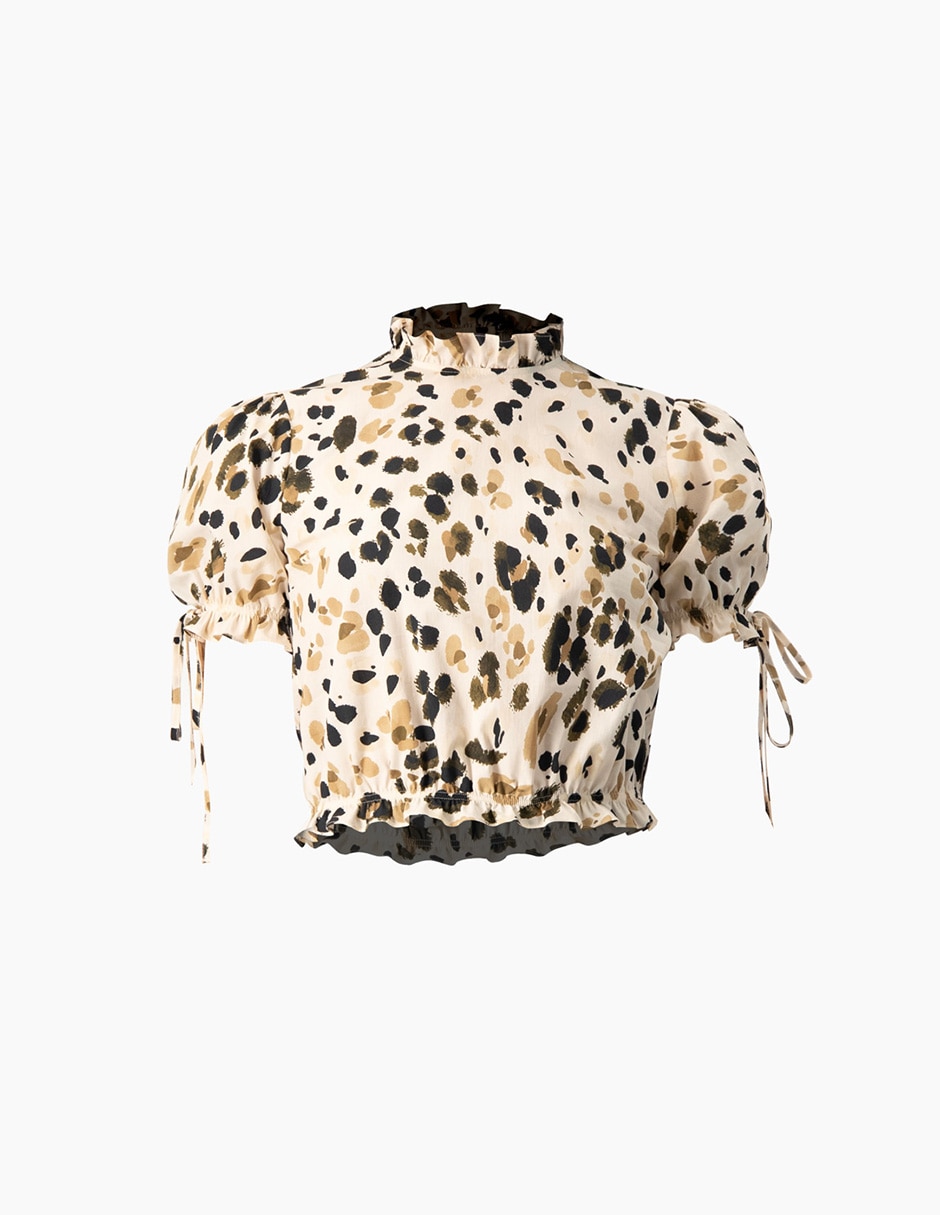 Blusa manga corta para mujer 2