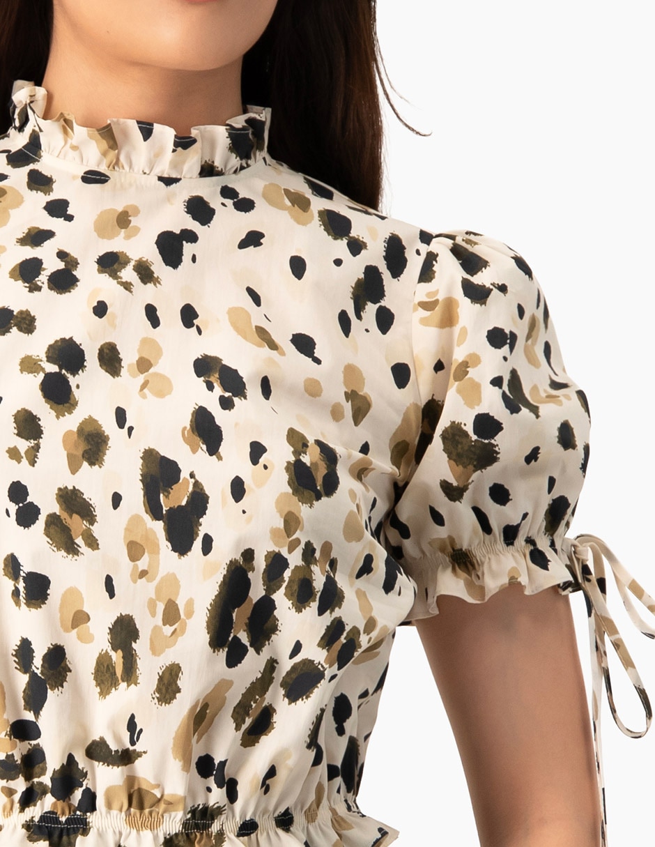 Blusa manga corta para mujer 8