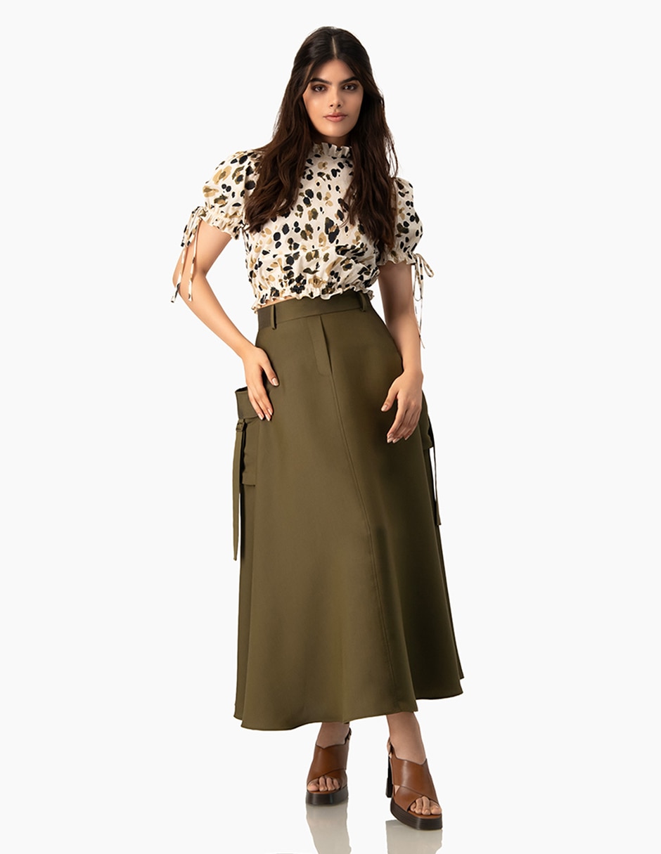 Blusa manga corta para mujer 8