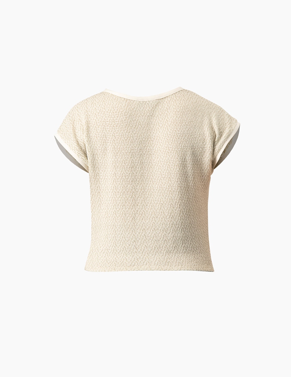 Blusa manga corta para mujer 11