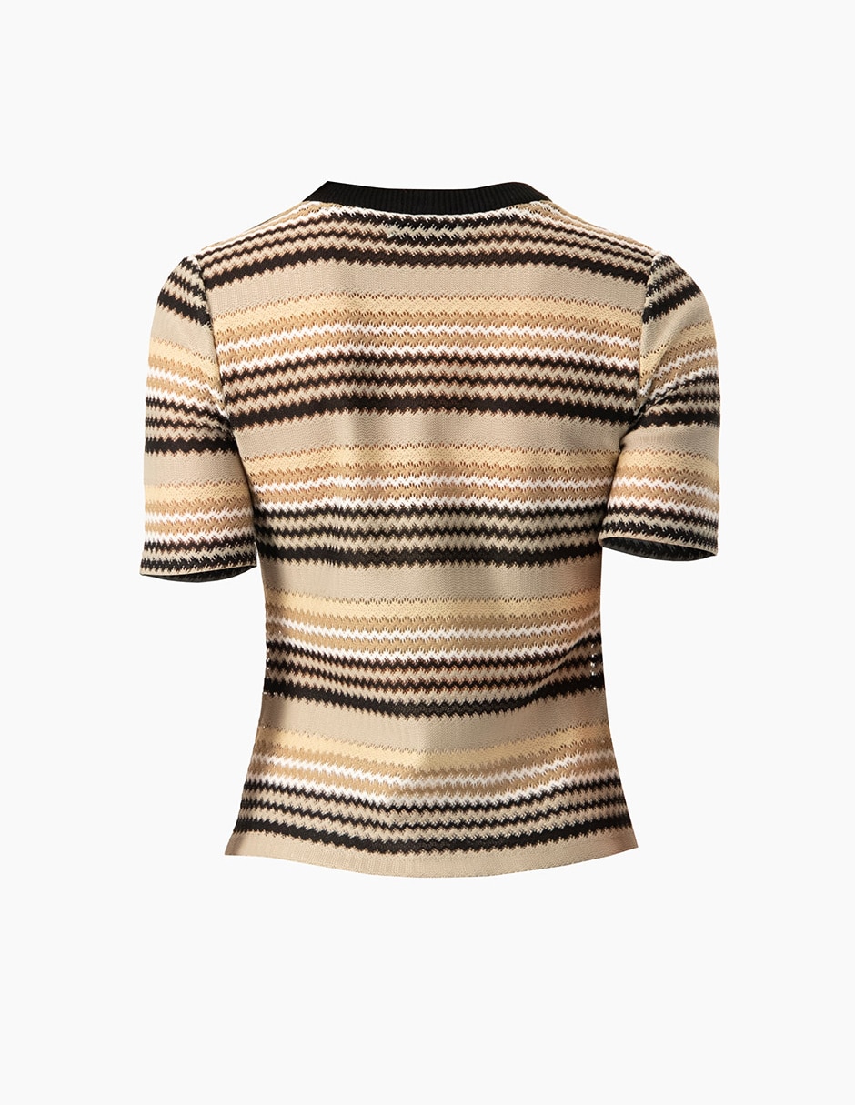 Blusa manga corta para mujer 7