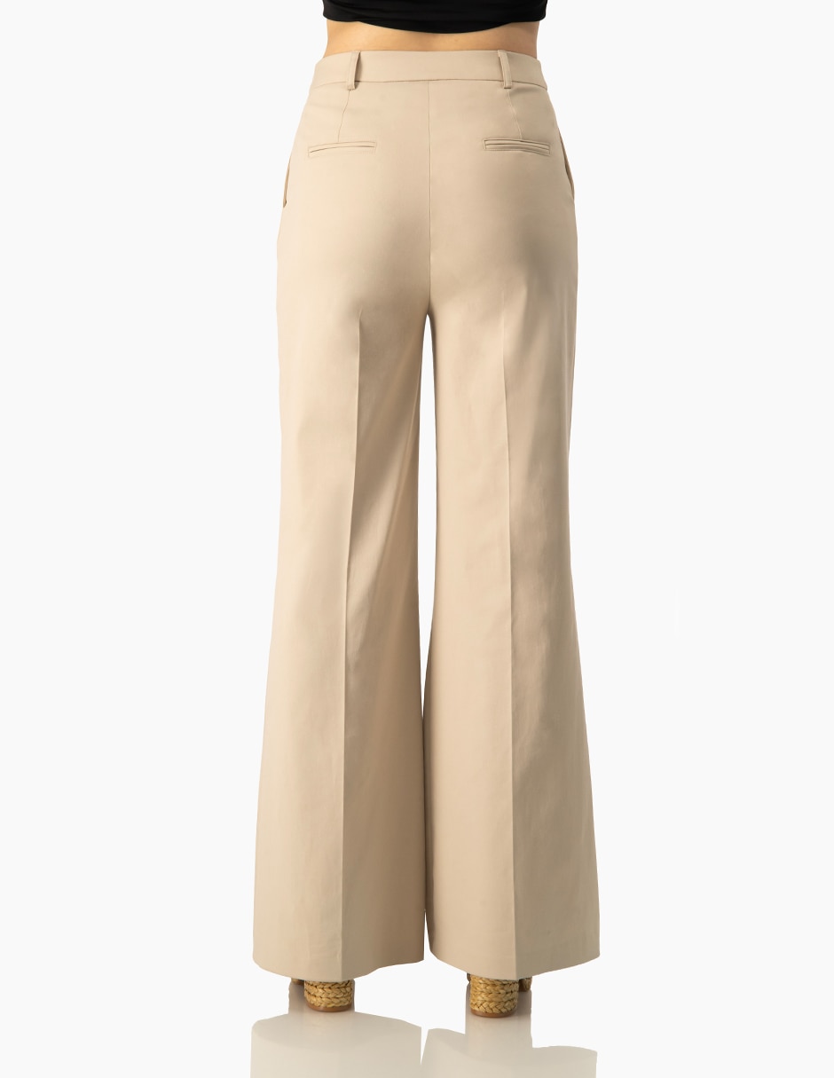 Pantalón flare amplio para mujer 2