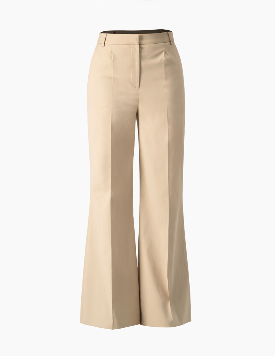 Pantalón flare amplio para mujer 13