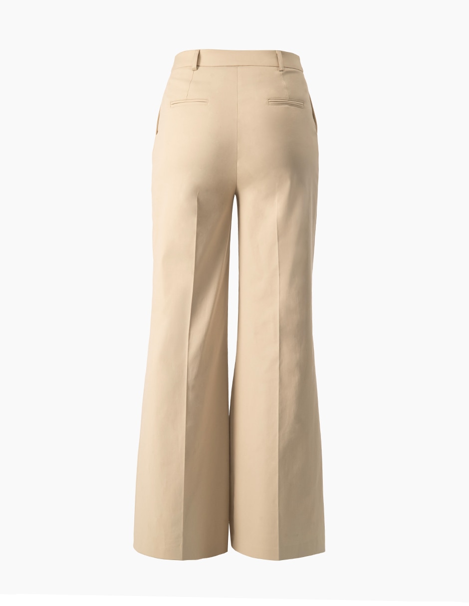 Pantalón flare amplio para mujer 14