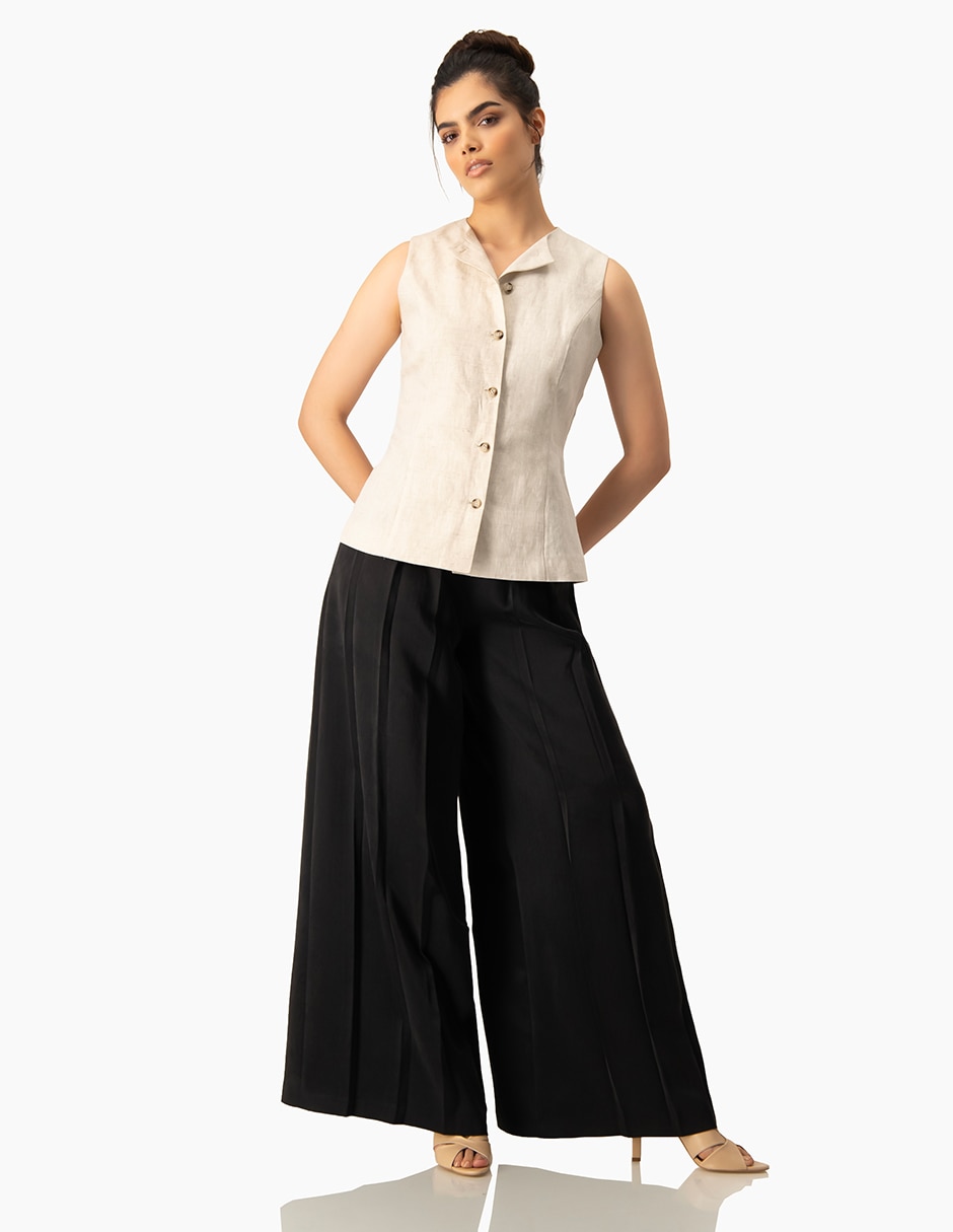Pantalón coulotte ivonne amplio para mujer