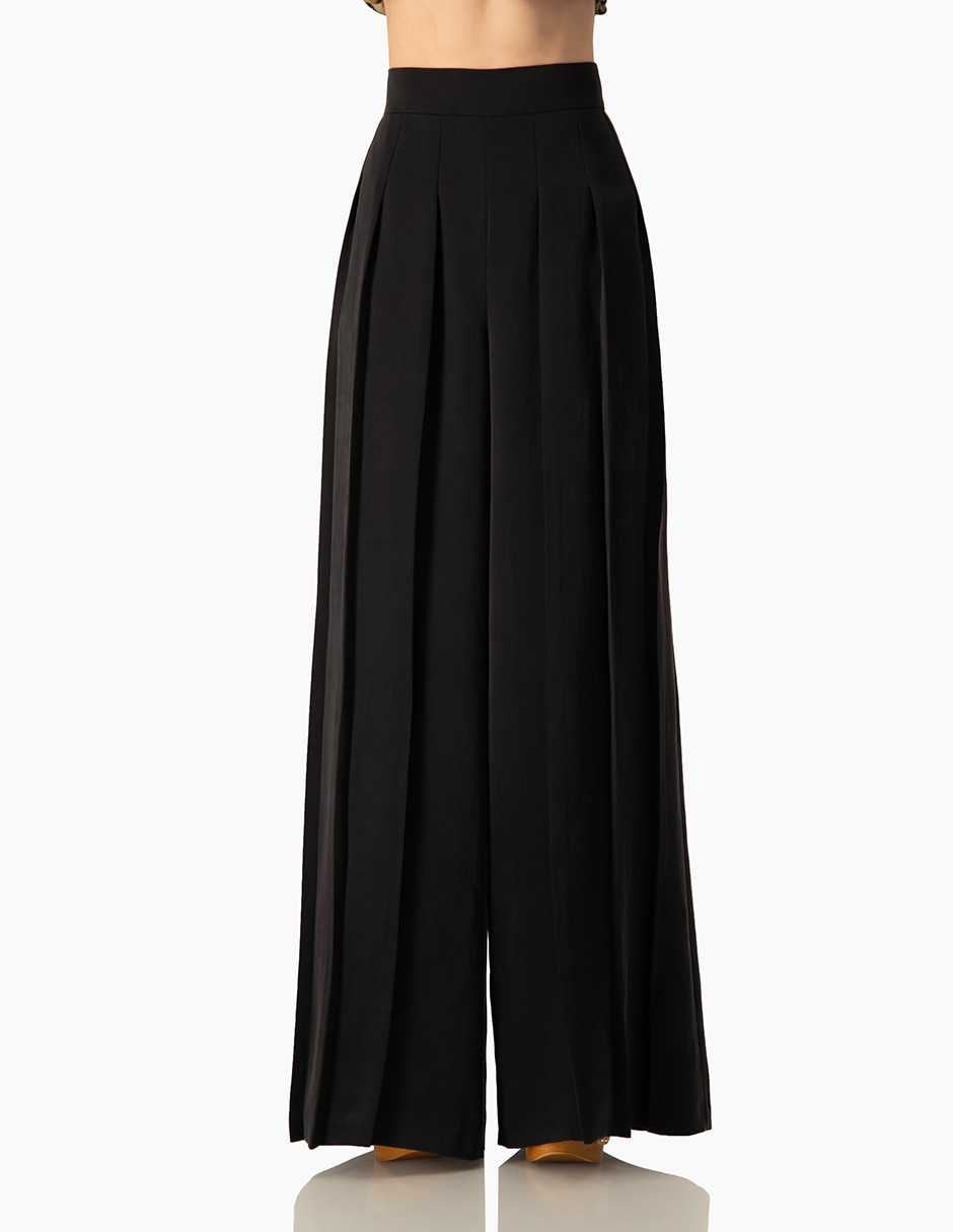 Pantalón coulotte amplio para mujer