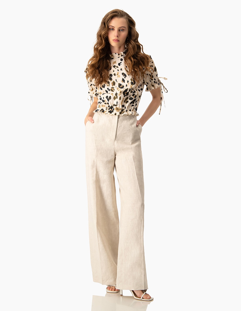 Pantalón relaxed wide leg para mujer 20