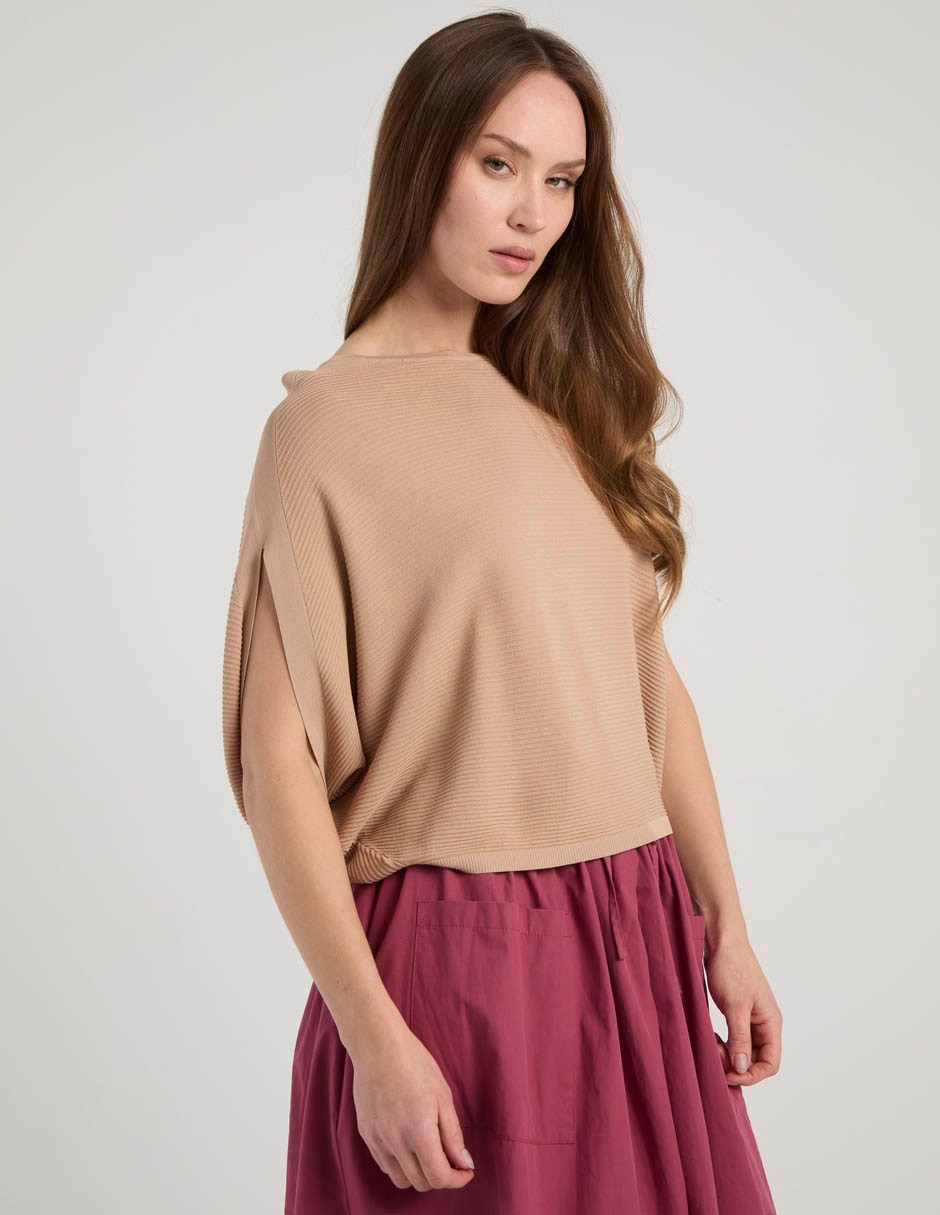 Suéter cuello ojal para mujer 1