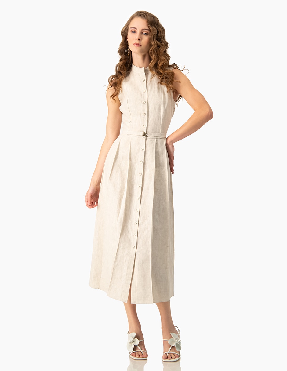 Vestido midi casual para mujer Vestido midi casual para mujer