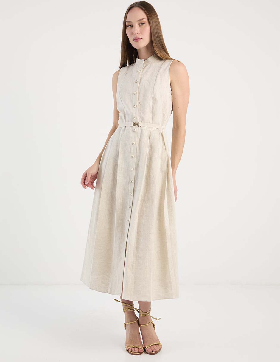 Vestido midi casual para mujer