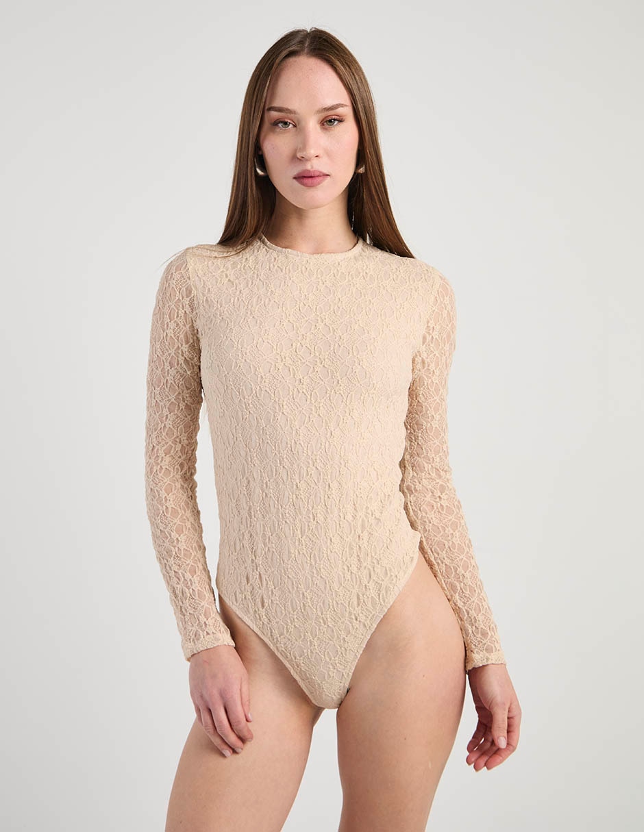 Body ivonne cuello redondo para mujer