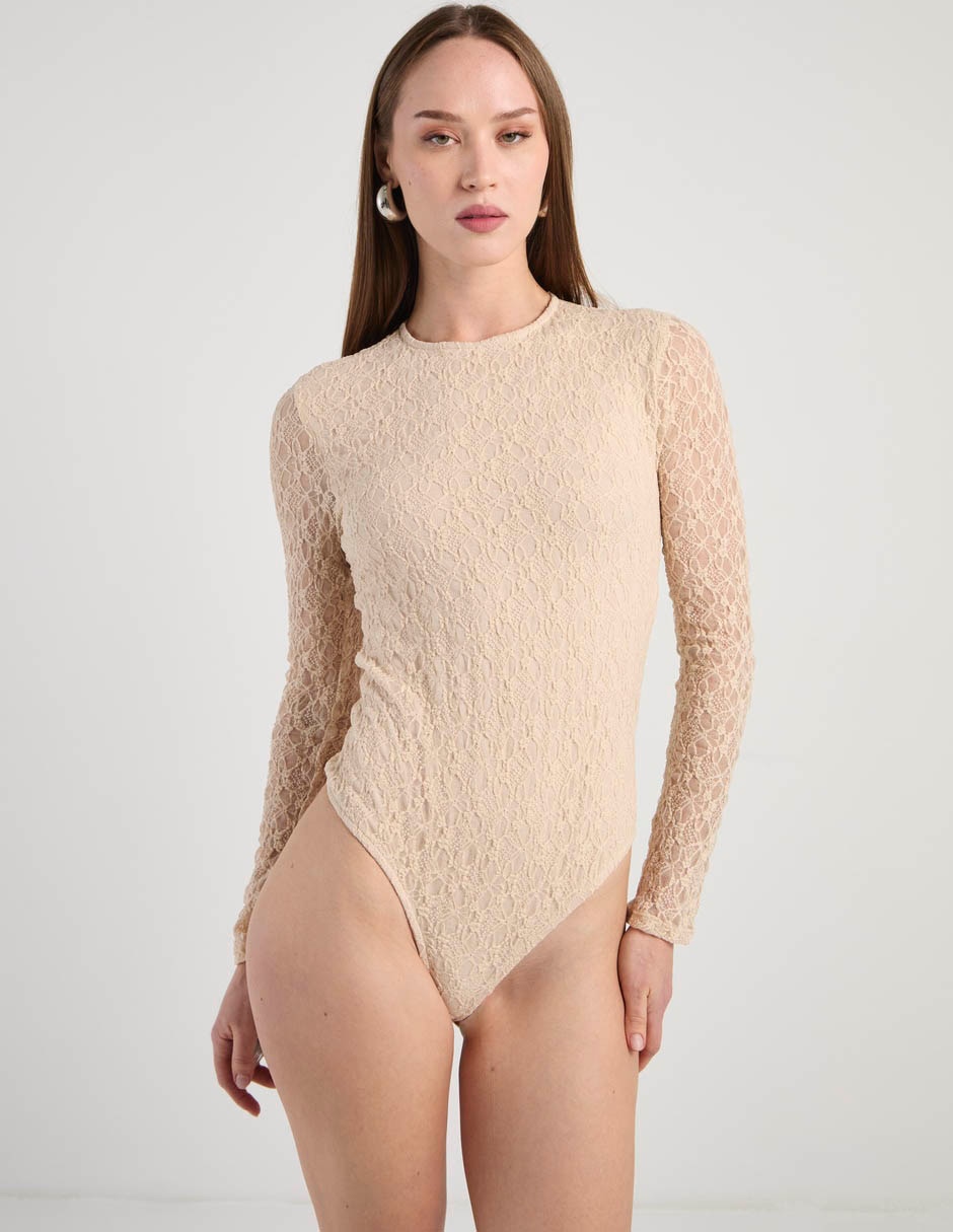 Body cuello redondo para mujer
