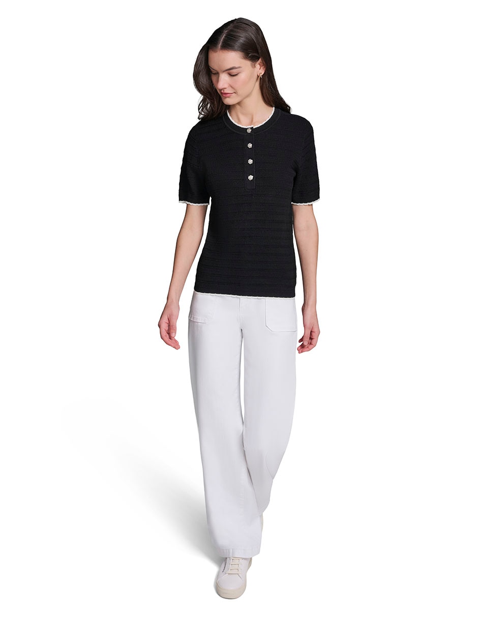 Blusa manga corta para mujer 2