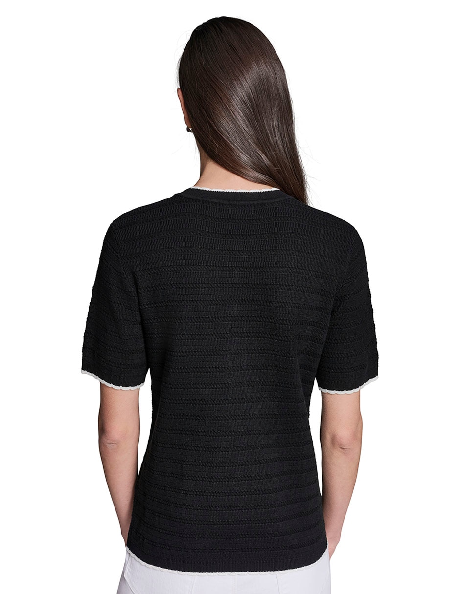 Blusa manga corta para mujer 4