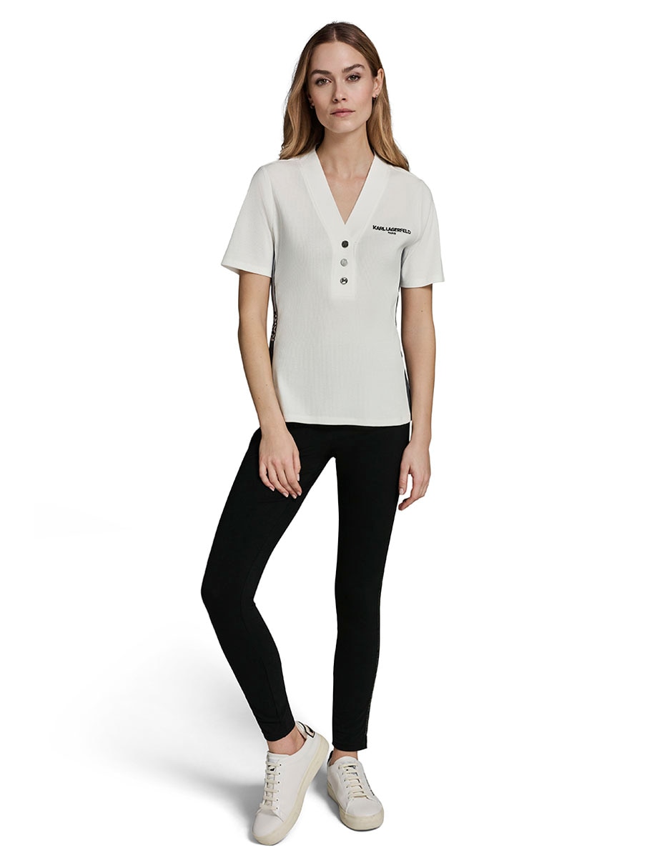 Blusa manga corta para mujer 5