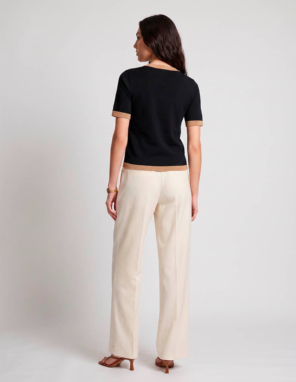 Blusa karl lagerfeld manga corta para mujer 2