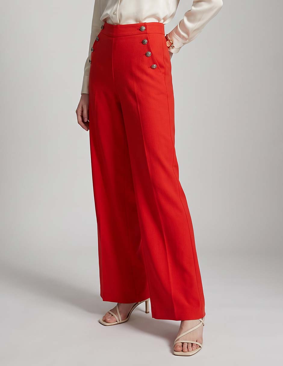 Pantalón Karl Lagerfeld Paris amplio para mujer
