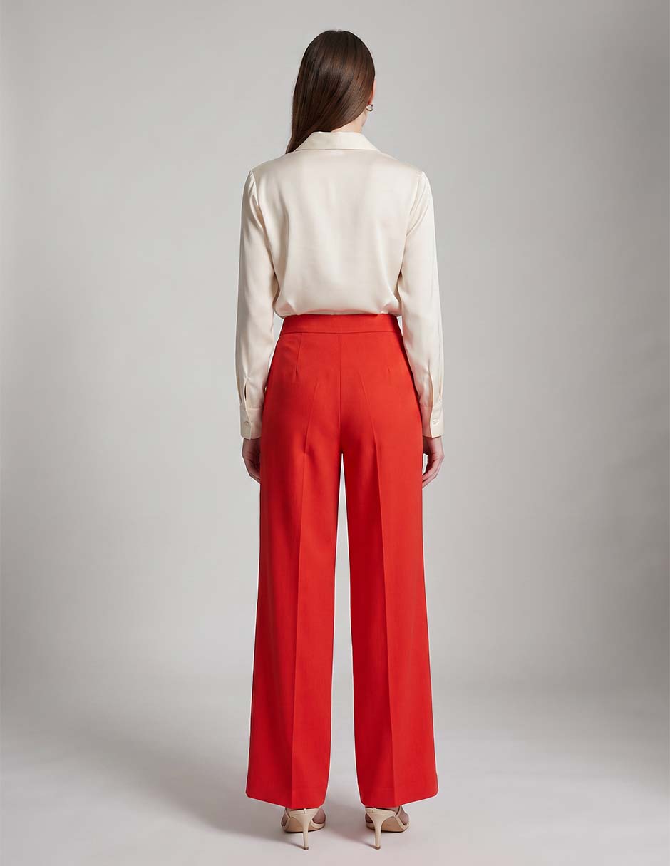 Pantalón Karl Lagerfeld Paris amplio para mujer