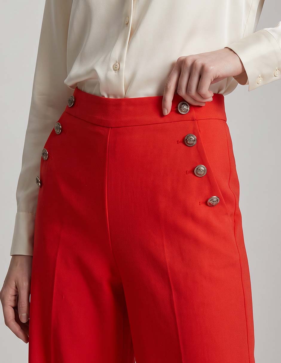 Pantalón Karl Lagerfeld Paris amplio para mujer