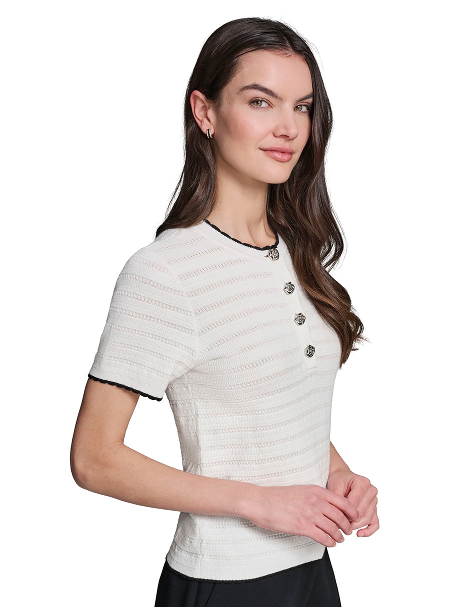 Blusa manga corta para mujer 2