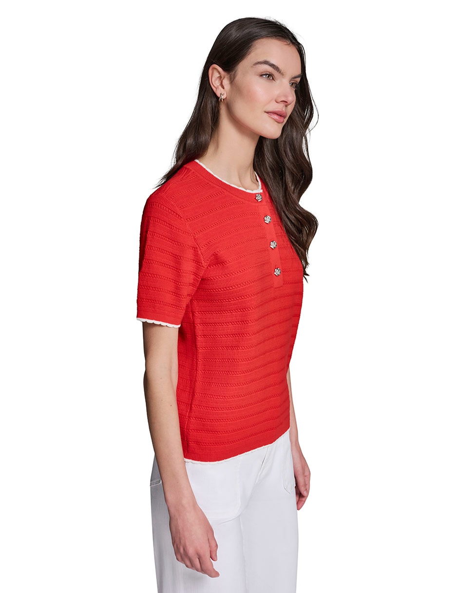 Blusa manga corta para mujer 2