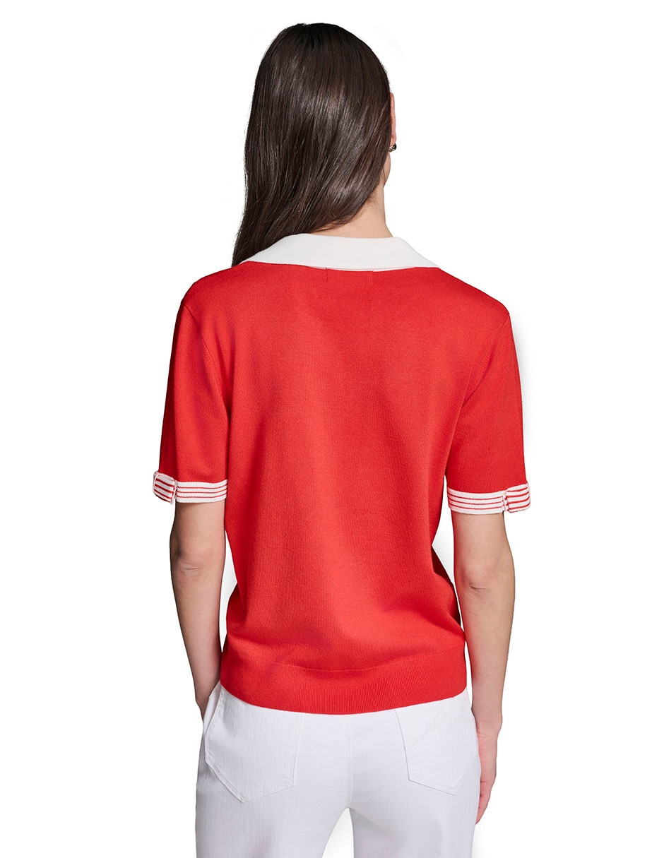 Blusa manga corta para mujer 3